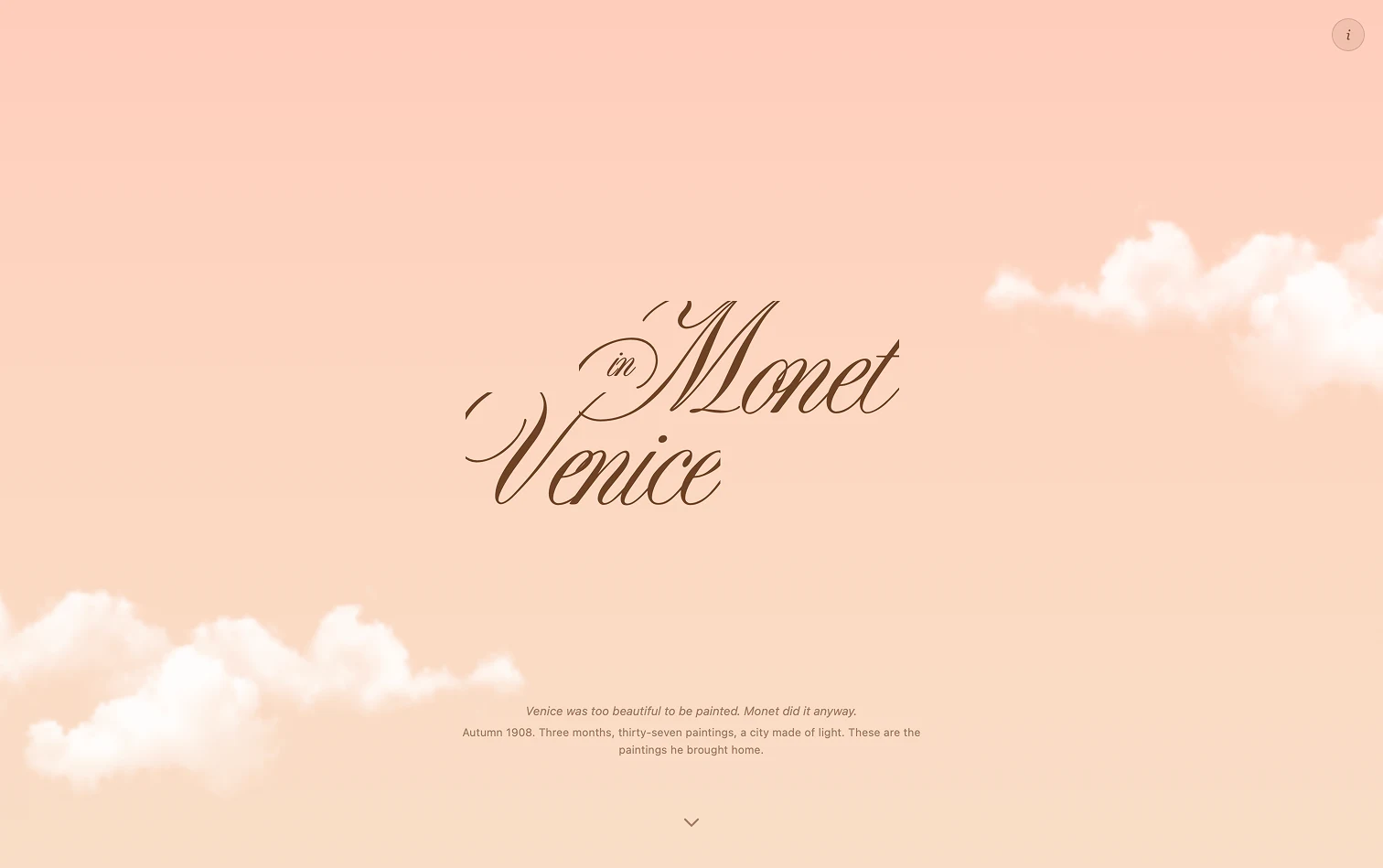 Monet in Venice