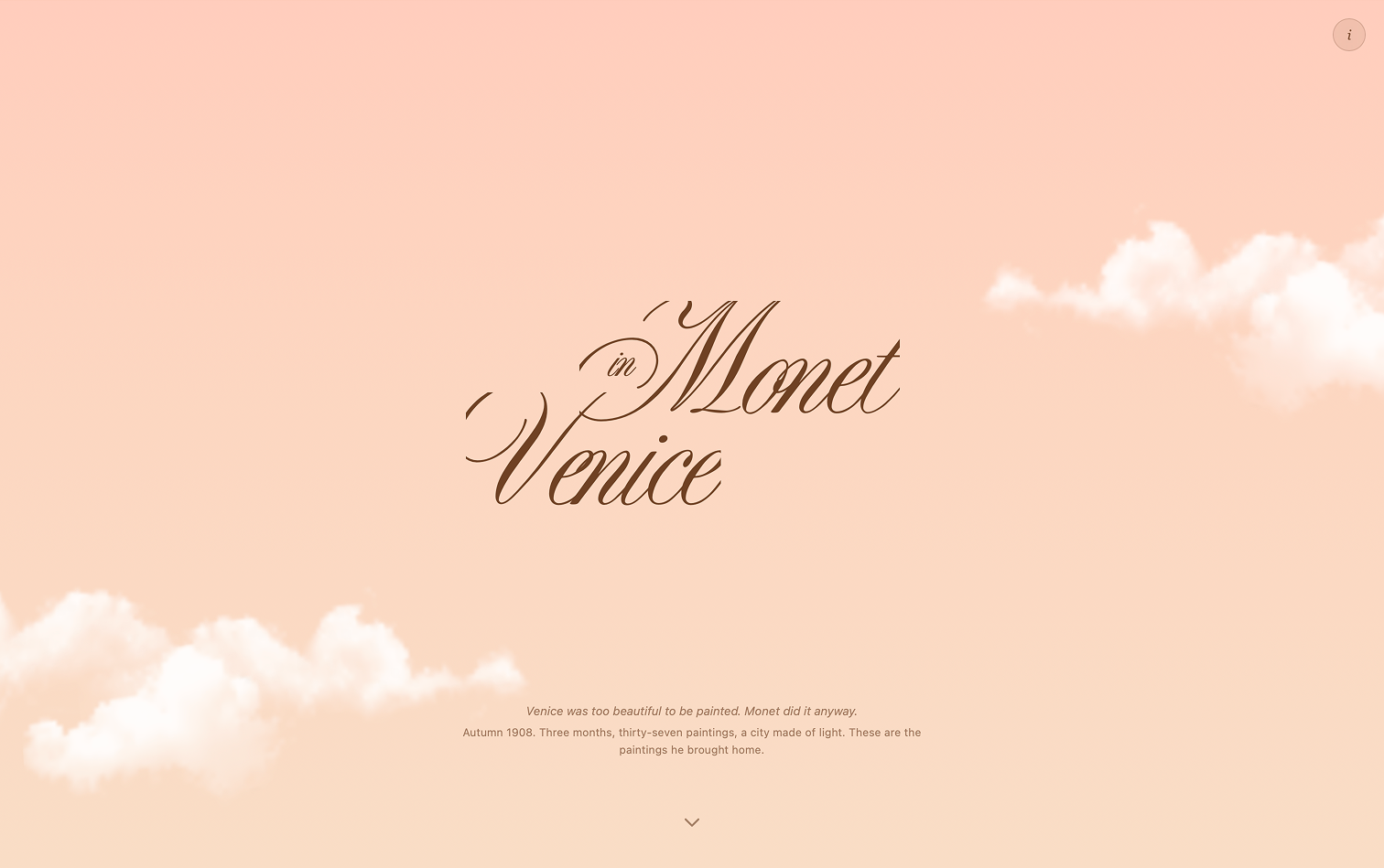 Monet in Venice